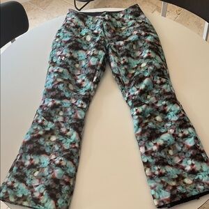 Under Armour Teal and Black Patterned Pants